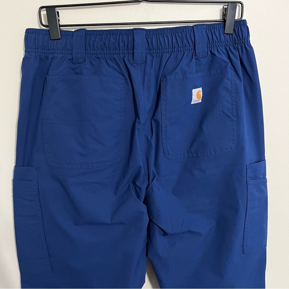 Carhartt Force Essentials Straight Leg Scrub Pants Blue size Medium Short - Picture 9 of 10
